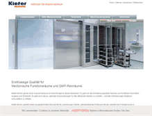 Tablet Screenshot of kiefertechnic.at